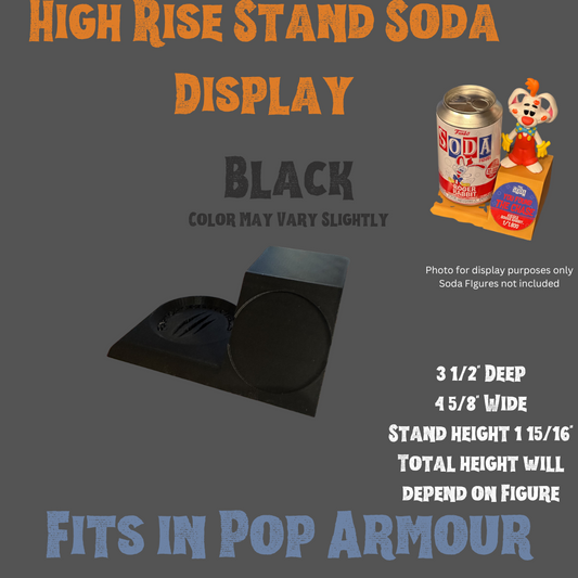 3D Printed Funko High Rise Soda Stands – Custom Accessories for Your Collectibles