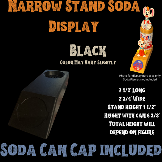 3D Printed Funko Narrow Soda Stands with Soda Cap – Custom Accessories for Your Collectibles