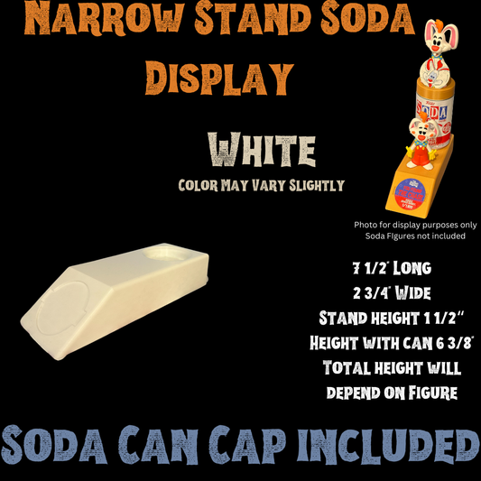 3D Printed Funko Narrow Soda Stands with Soda Cap – Custom Accessories for Your Collectibles